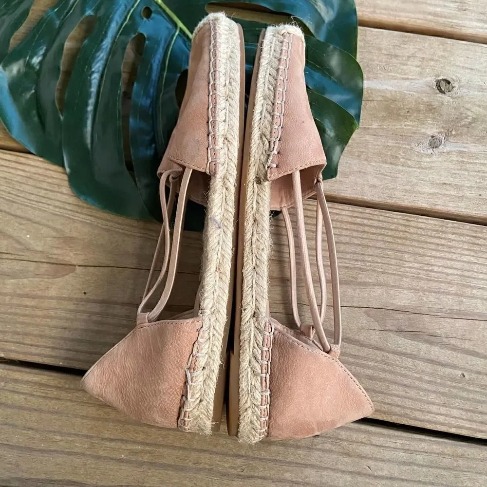 Eileen Fisher Lee d'Orsay Flat Espadrille Sandal